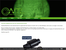 Tablet Screenshot of ntl-nightvision.de